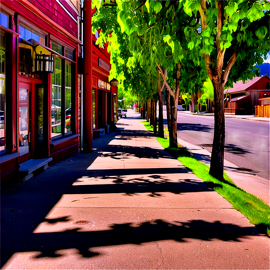 Historic Wallace Idaho Streets Png 06122024 PNG