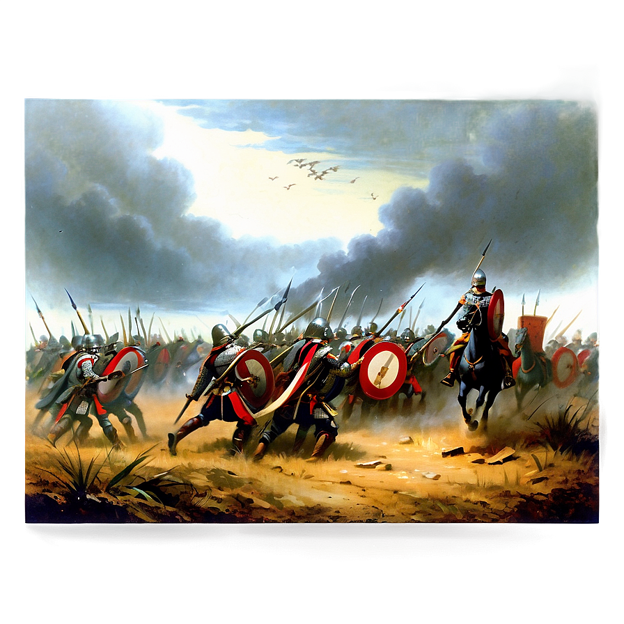 Historical Battle Painting Picture Png Afv PNG