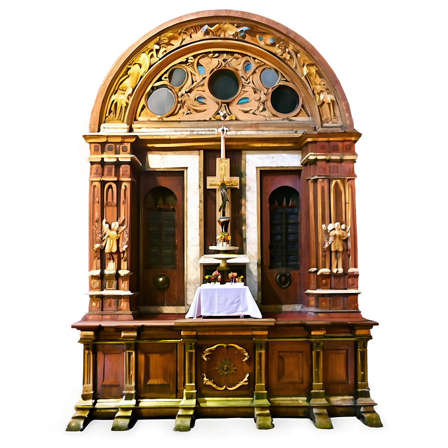 Historical Cathedral Altar Png 06242024 PNG