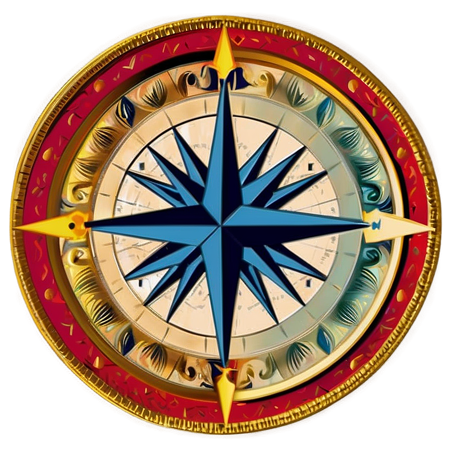 Historical Compass Rose Png 05252024 PNG