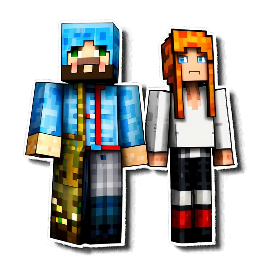 Historical Minecraft Skins Png 05252024 PNG