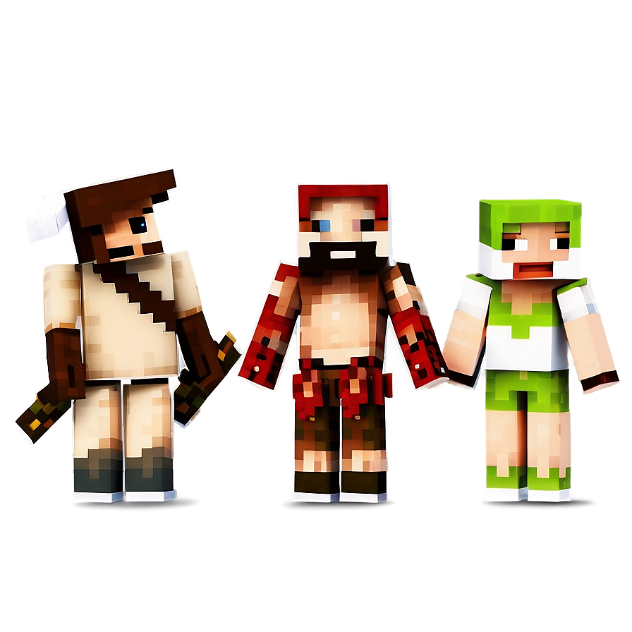 Historical Minecraft Skins Png Pvf PNG