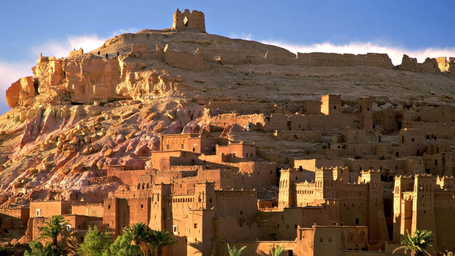 Historiske Ruiner I Marokko Billede: