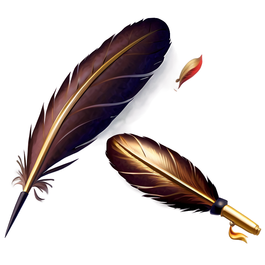 Historical Quill Pen Png 06122024 PNG