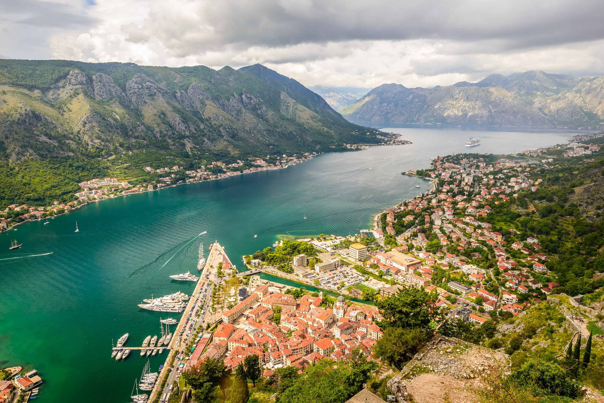 Take a Trip Down to the Beautiful Historical Region of Kotor Wallpaper