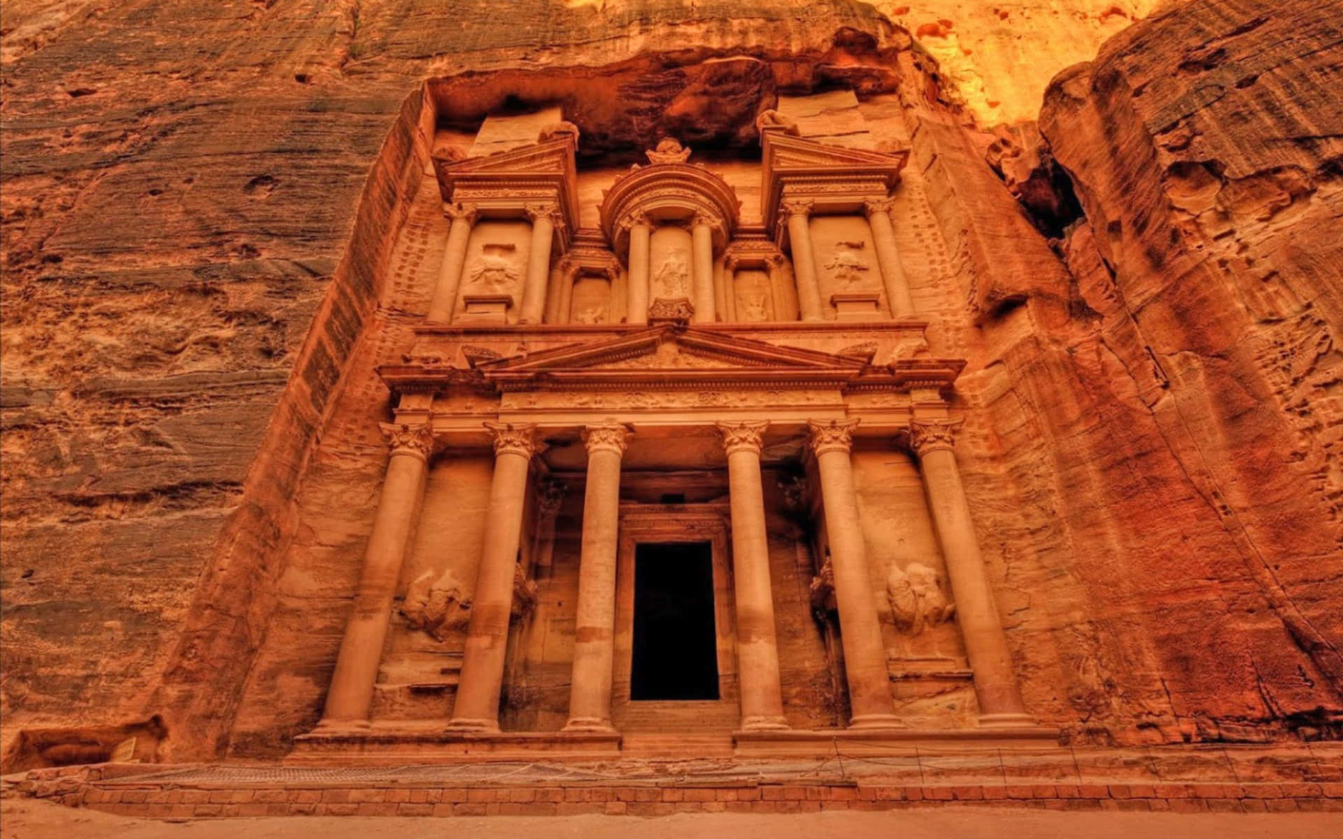 Historical Site In Petra Jordan Picture