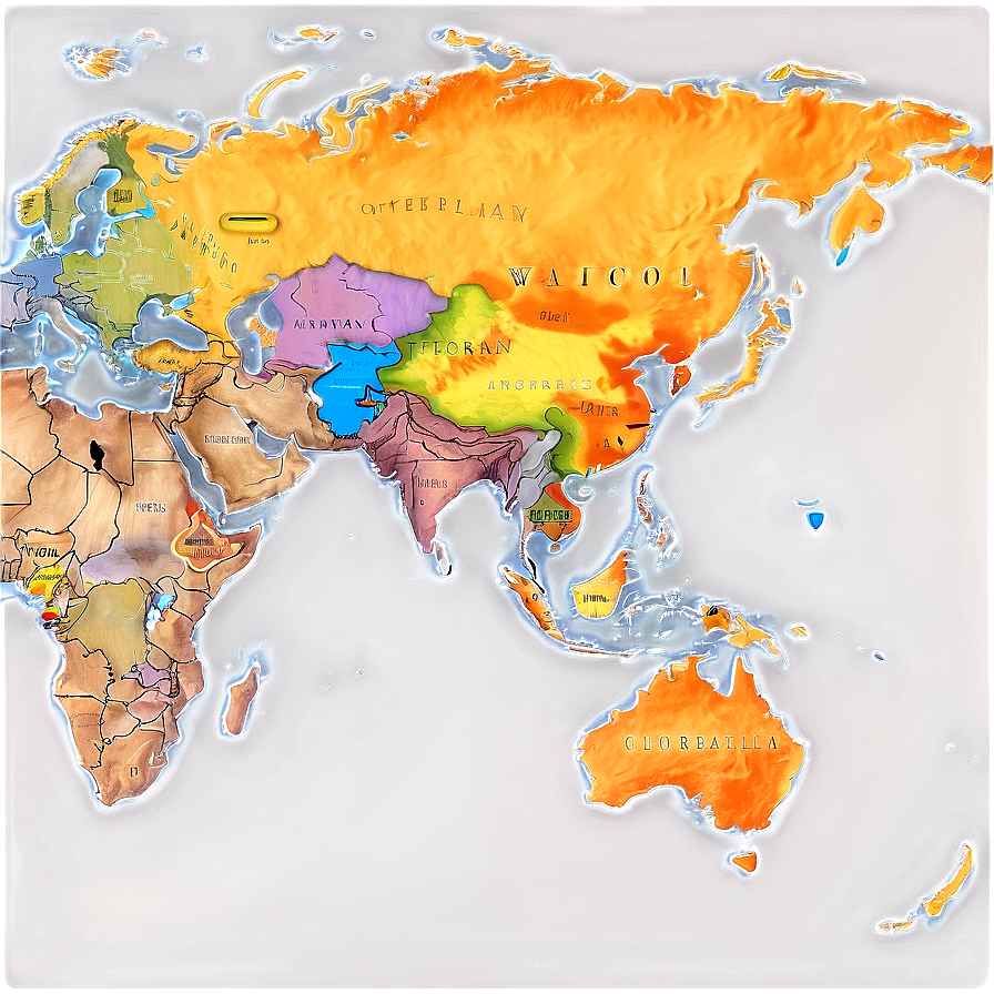 Historical World Map Png 6 PNG