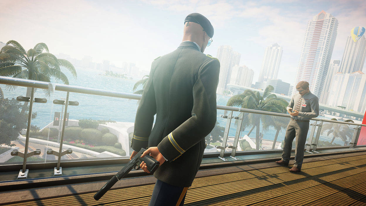 Stealthy Mission - Agent 47 in Action in Hitman 2 Wallpaper