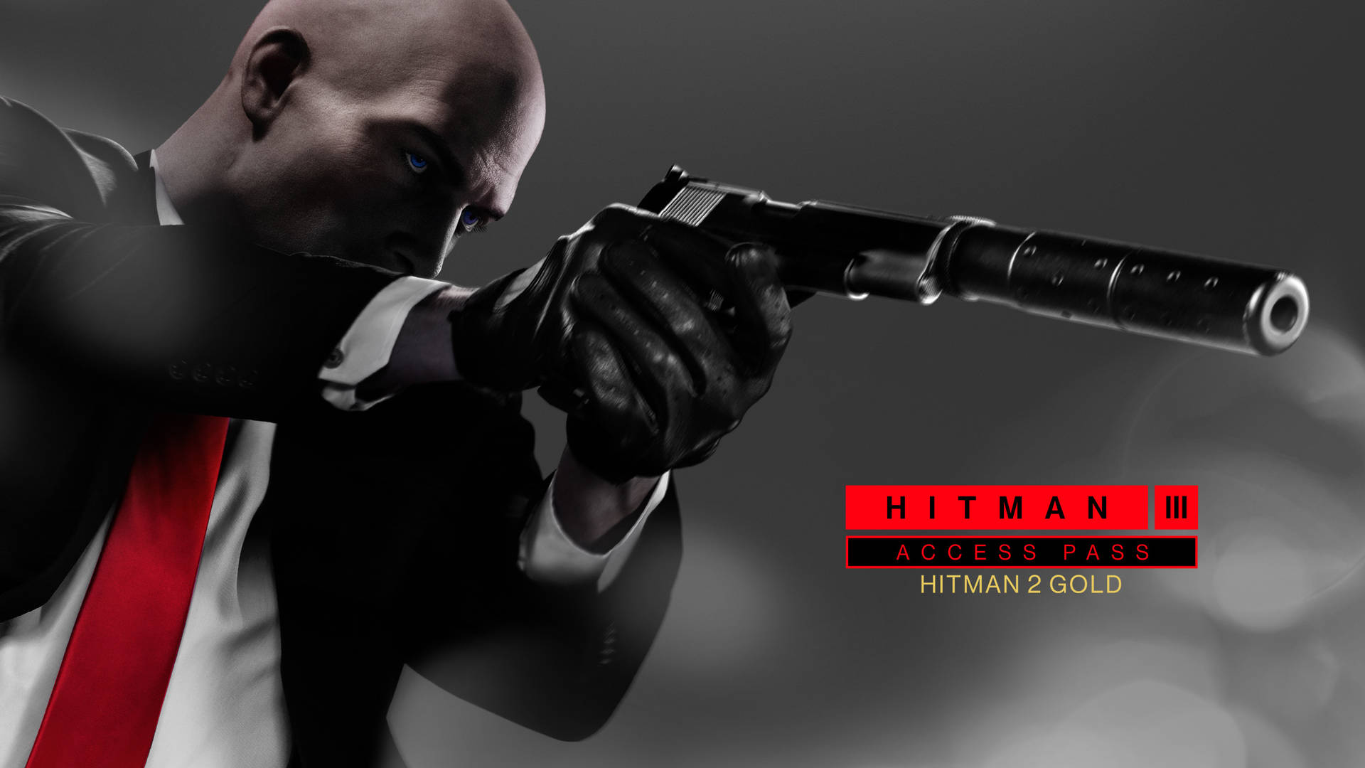 Stealth gaming action with Hitman 2 red access pass. Wallpaper