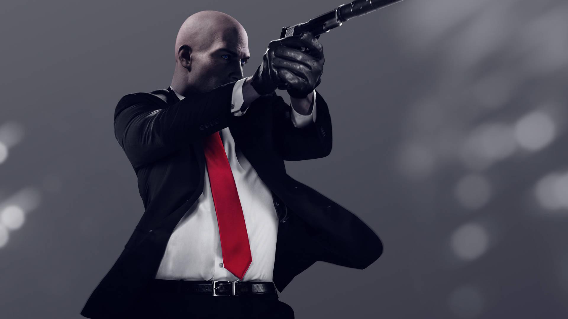 Hitman2018 Agente 47 Apuntando Con Una Pistola. Fondo de pantalla