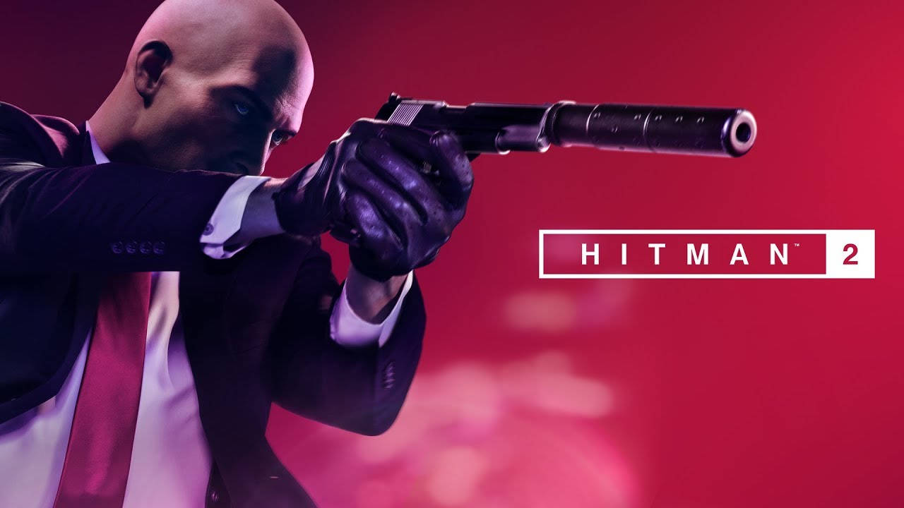 Hitman2018 El Agente 47 Apunta Con Su Pistola Fondo de pantalla