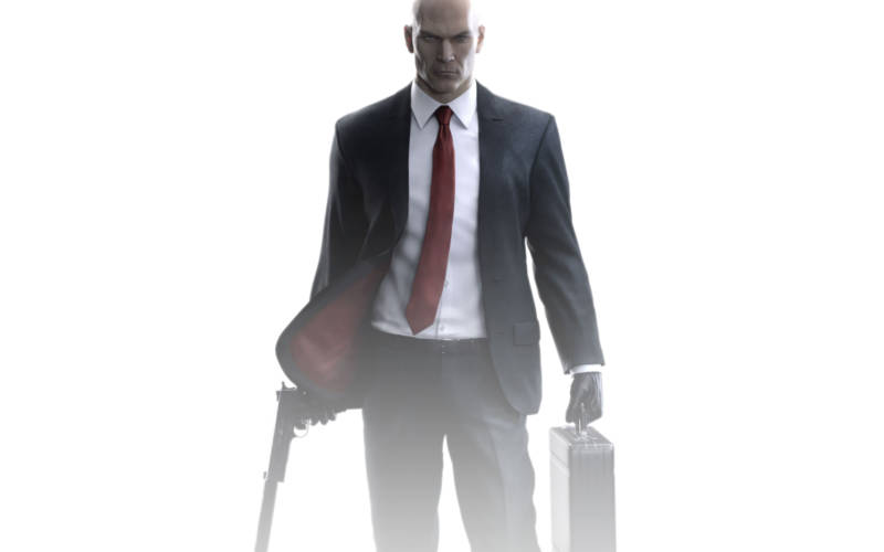 Hitman 2018 Agent 47 With Suitcase And Gun Wallpaper