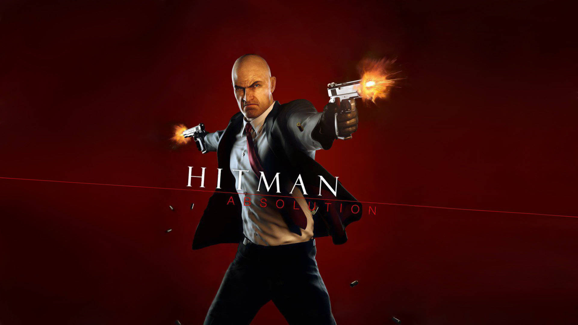 Hitman Absolution Agent 47 Firing Gun Background