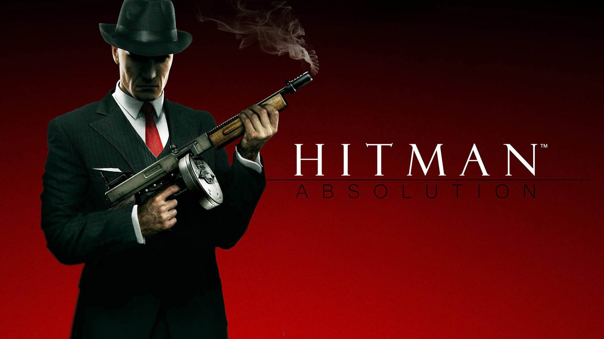 Hitman Absolution Agent 47 Tommy Gun Background