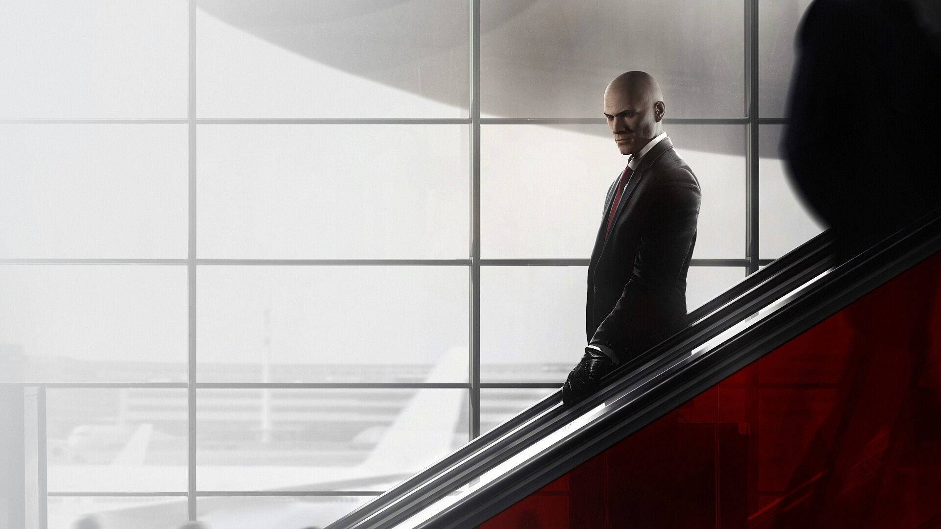 Hitman Absolution All-black Suit Background