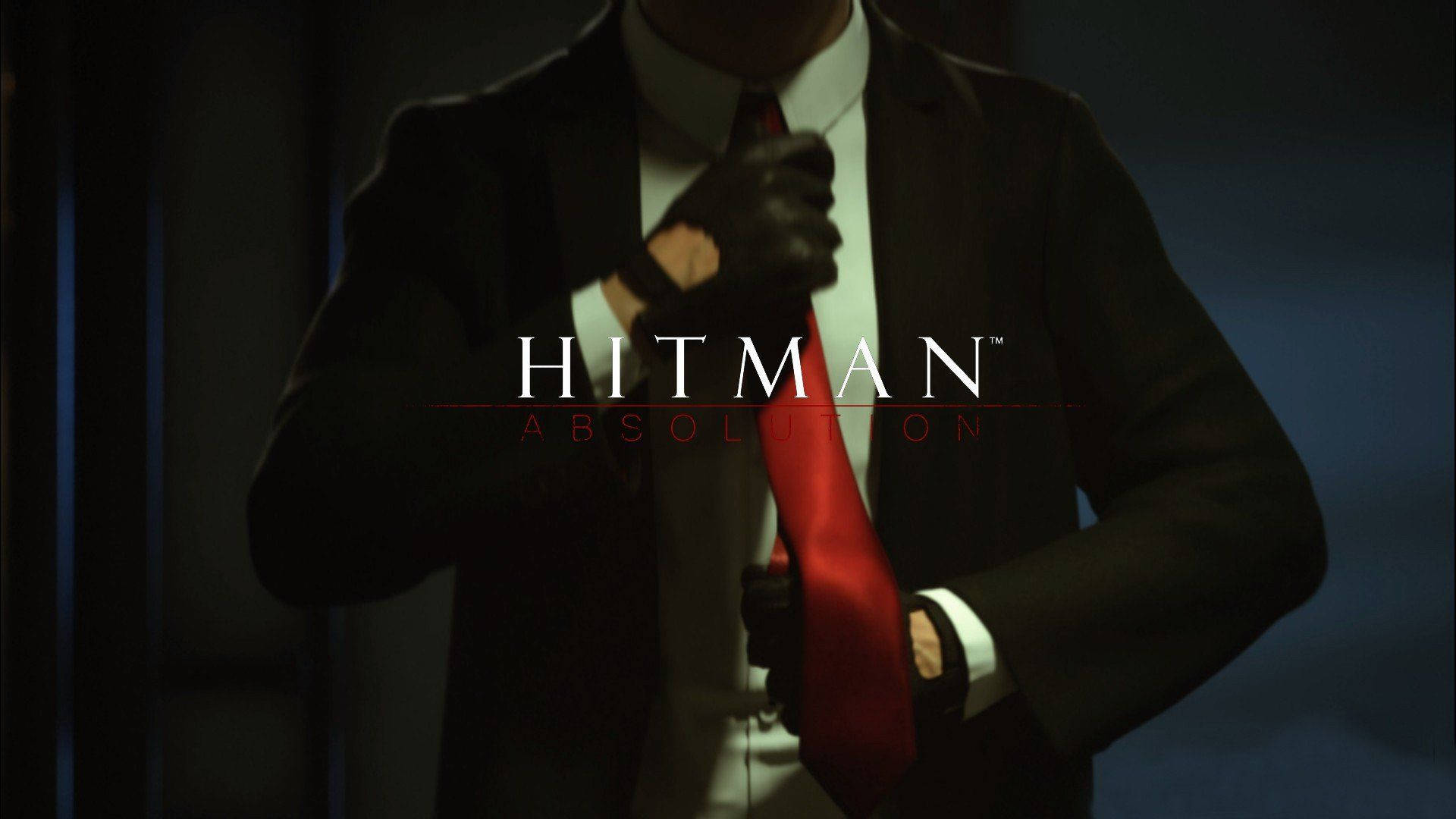 Hitman Absolution Game Title Poster Wallpaper