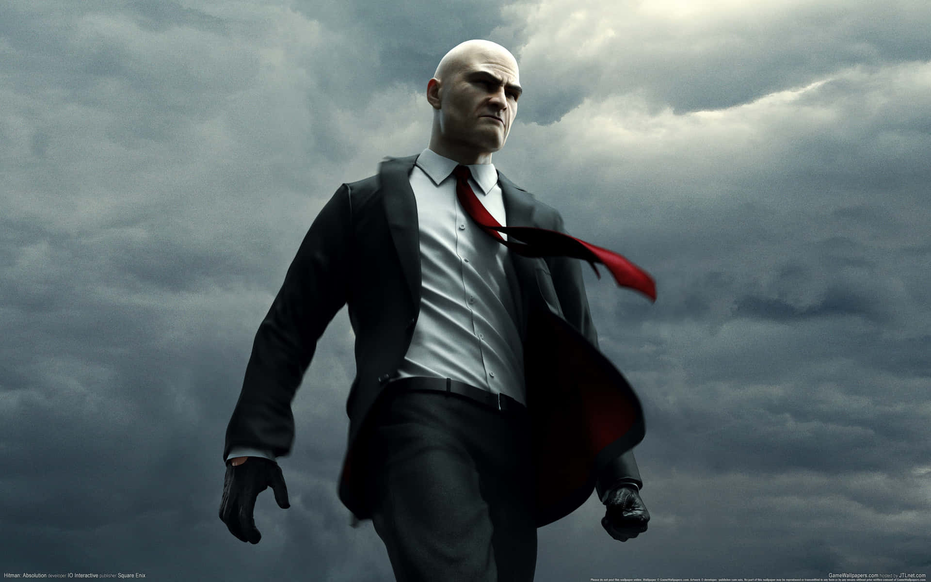Hitman Agent 47 On A Cloudy Day Wallpaper