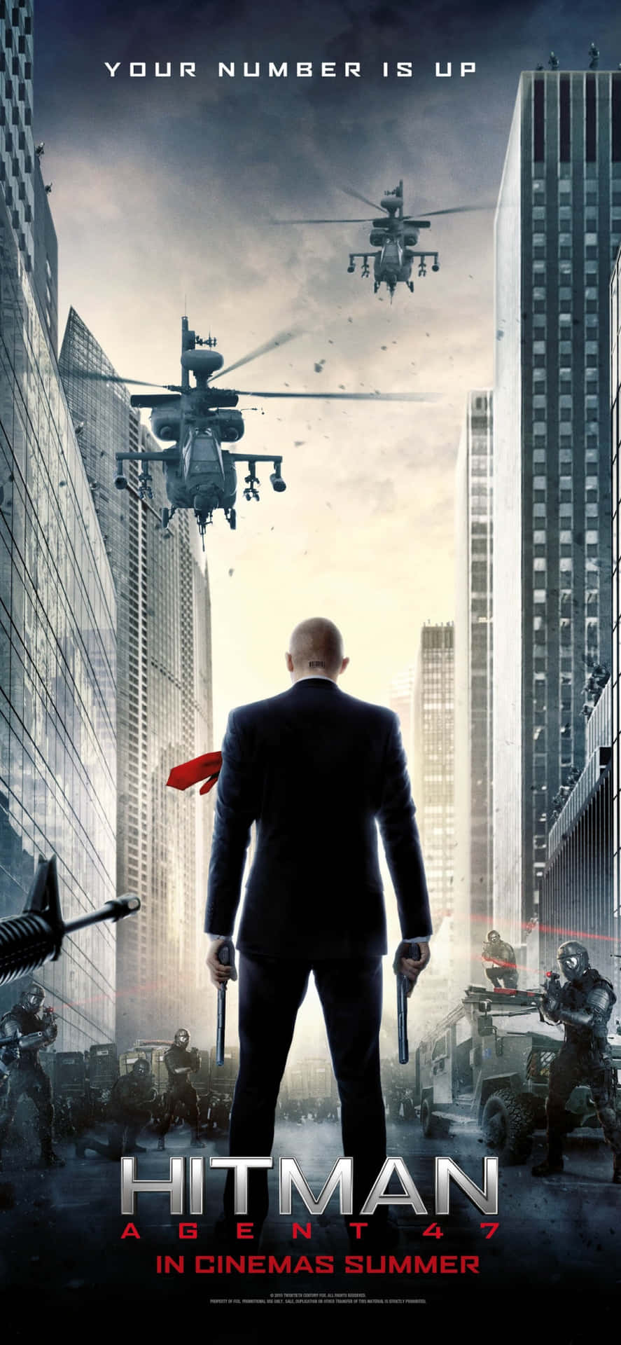 Hitman Agent 47 Your Number Is Up Wallpaper