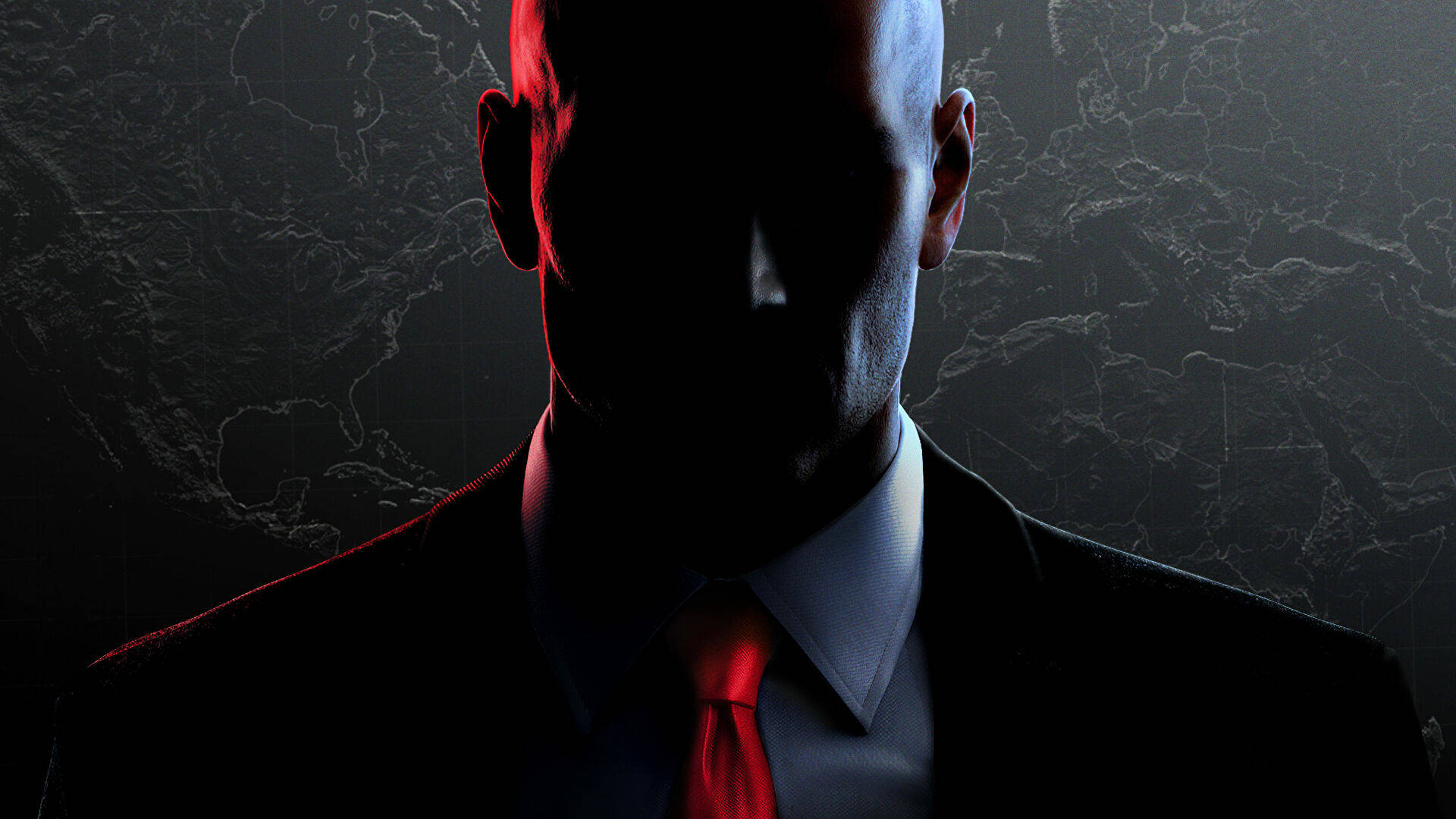 Taking on a new mission in Hitman Black Wallpaper