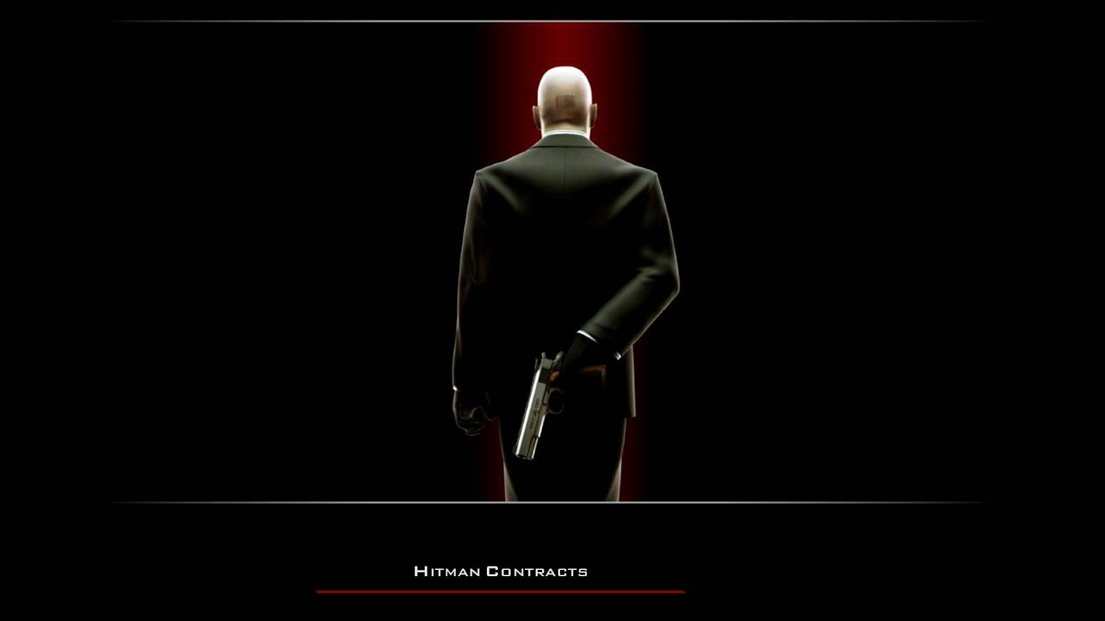 Hitman Contracts Agent Back Angle Poster Wallpaper
