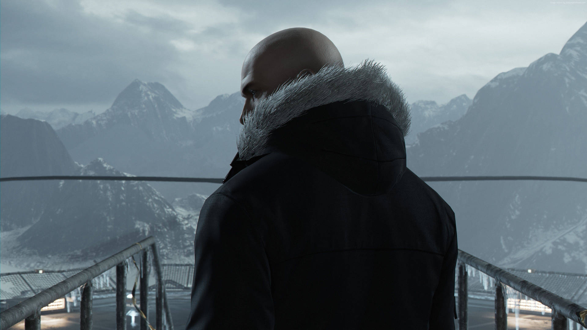 Stealth in the Snow - Hitman HD Visualization Wallpaper
