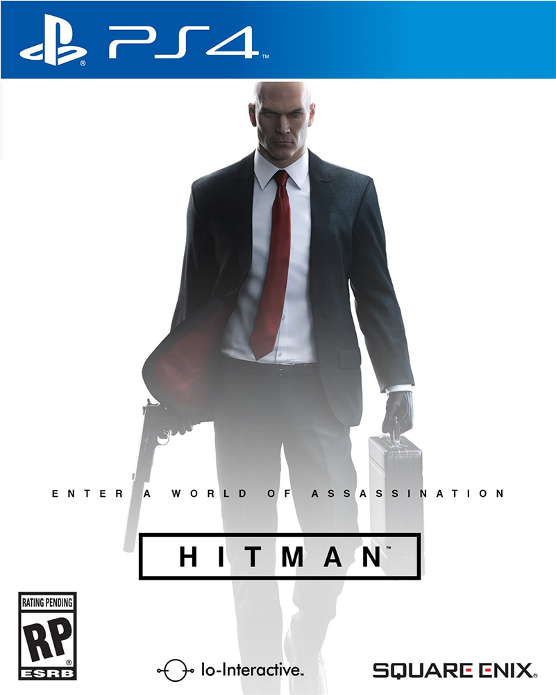 Hitman P S4 Game Cover Art PNG