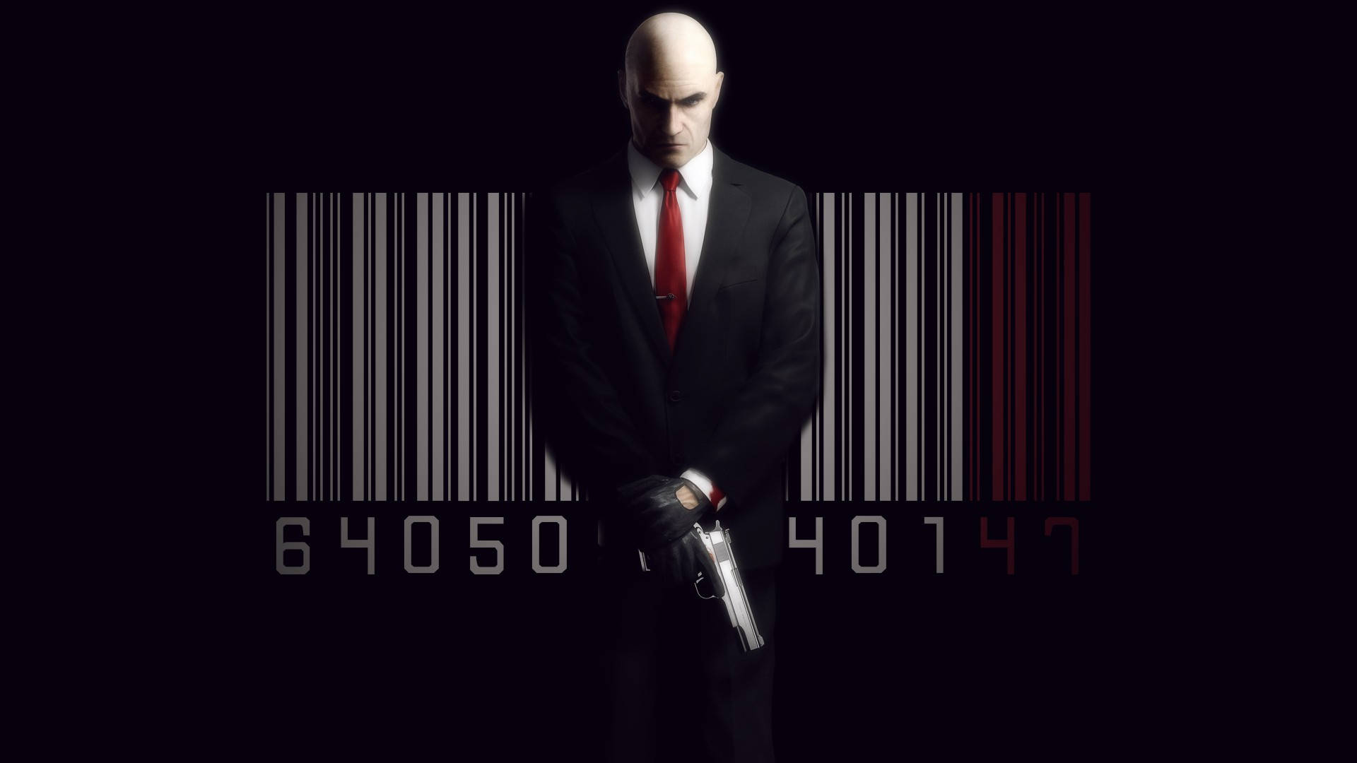 Hitman With Barcode Background