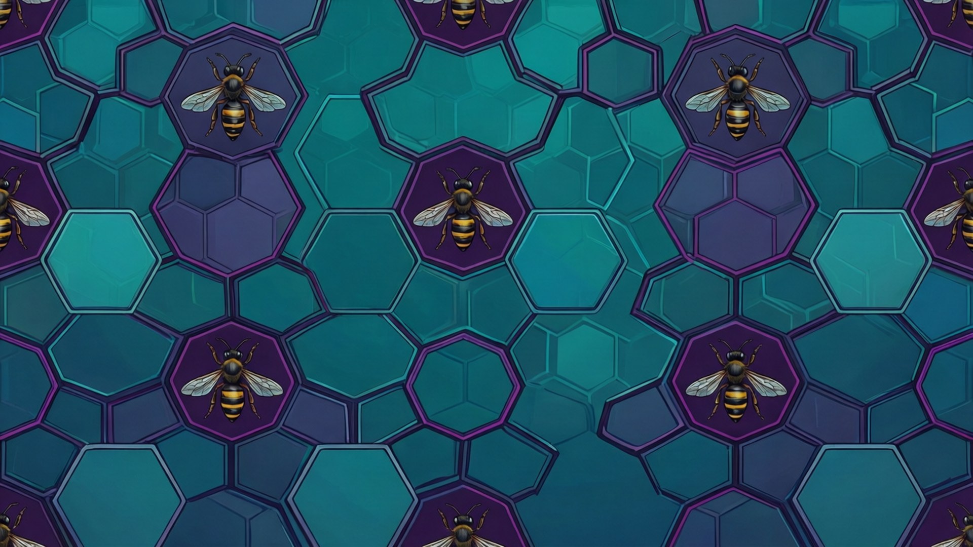 Hive Pattern Bakgrundsbilder