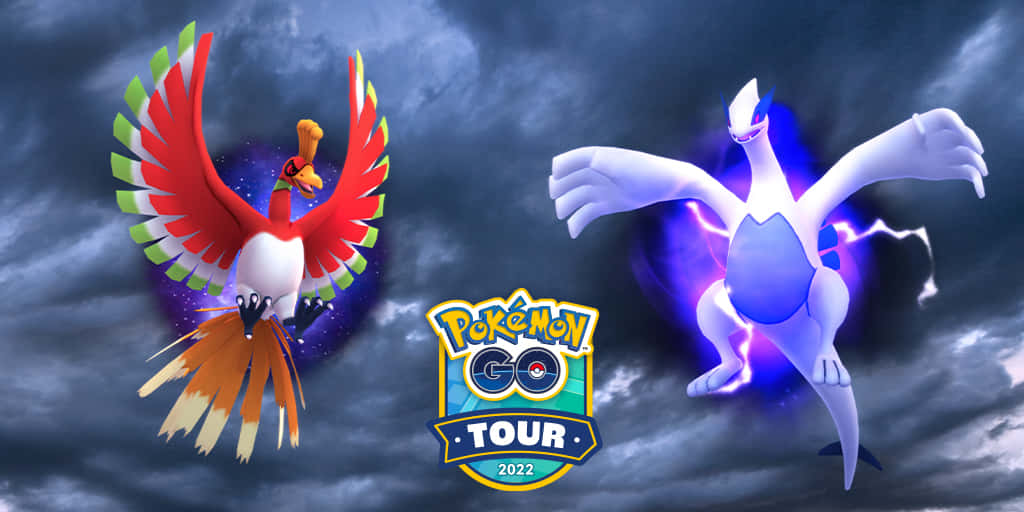 Hooh Y Lugia Pokémon Go Tour. Fondo de pantalla