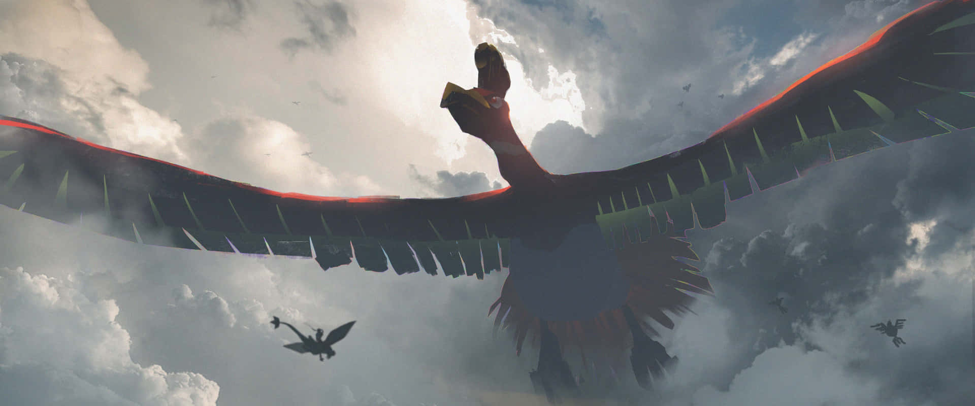Ho-oh With Flygon And Other Wallpaper
