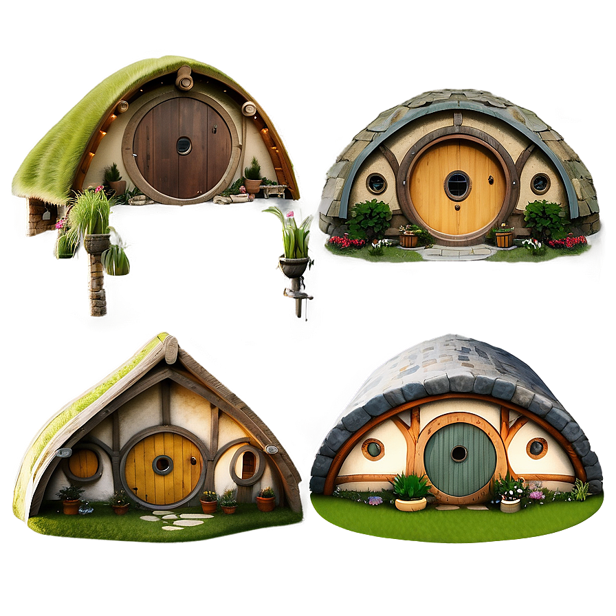 Download Hobbit Houses Png 96 | Wallpapers.com