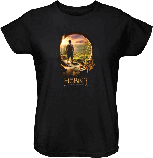 Hobbit Movie Graphic T Shirt PNG