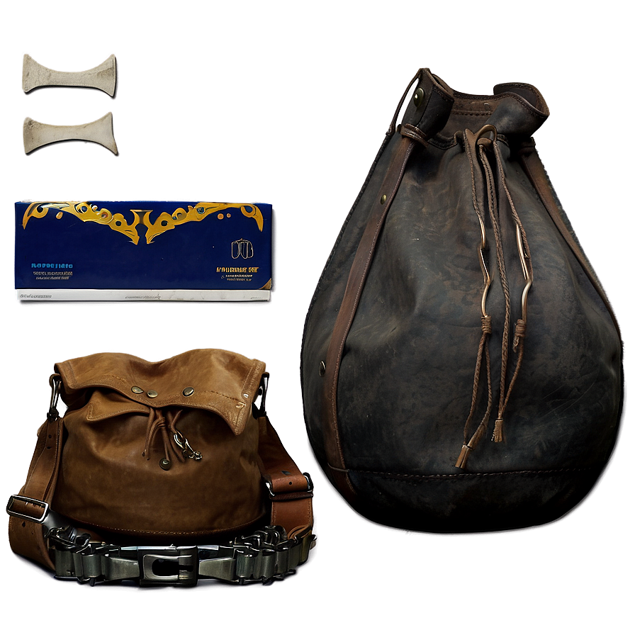 Hobo Bag And Belongings Png 30 PNG