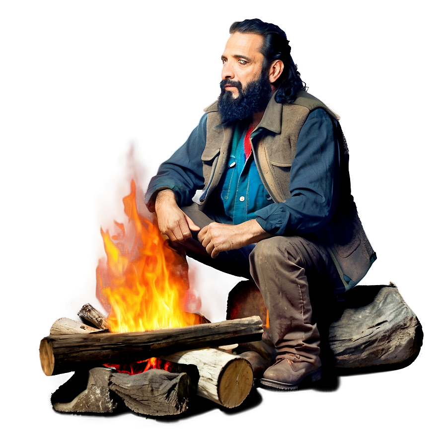 Download Hobo Campfire Scene Png 06242024 | Wallpapers.com