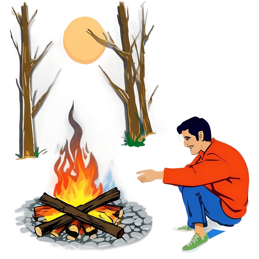 Download Hobo Campfire Scene Png 48 | Wallpapers.com