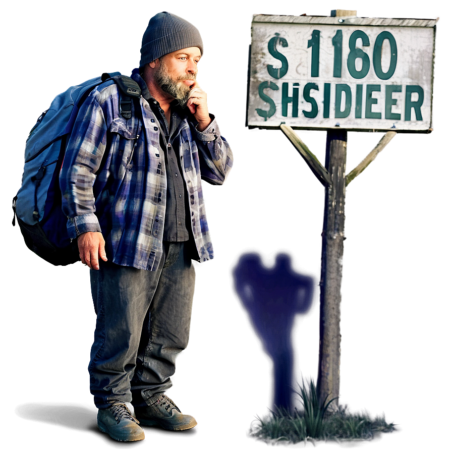 Hobo In Urban Setting Png Rbx PNG