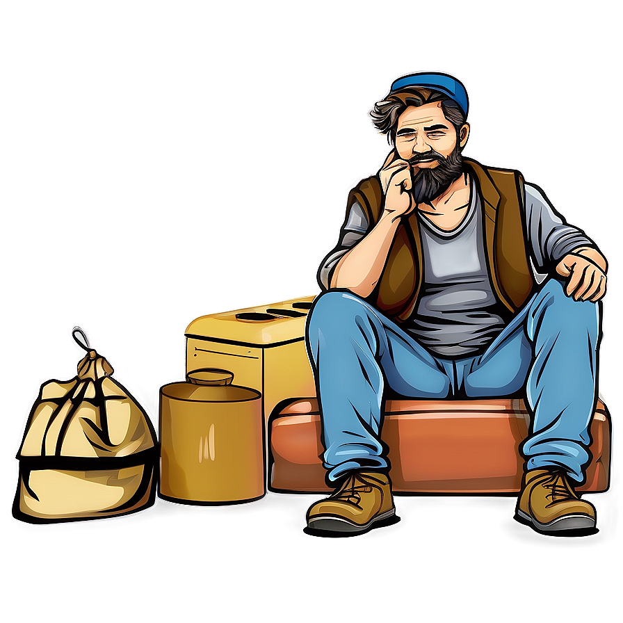 Hobo Lifestyle Vector Png Jjg83 PNG