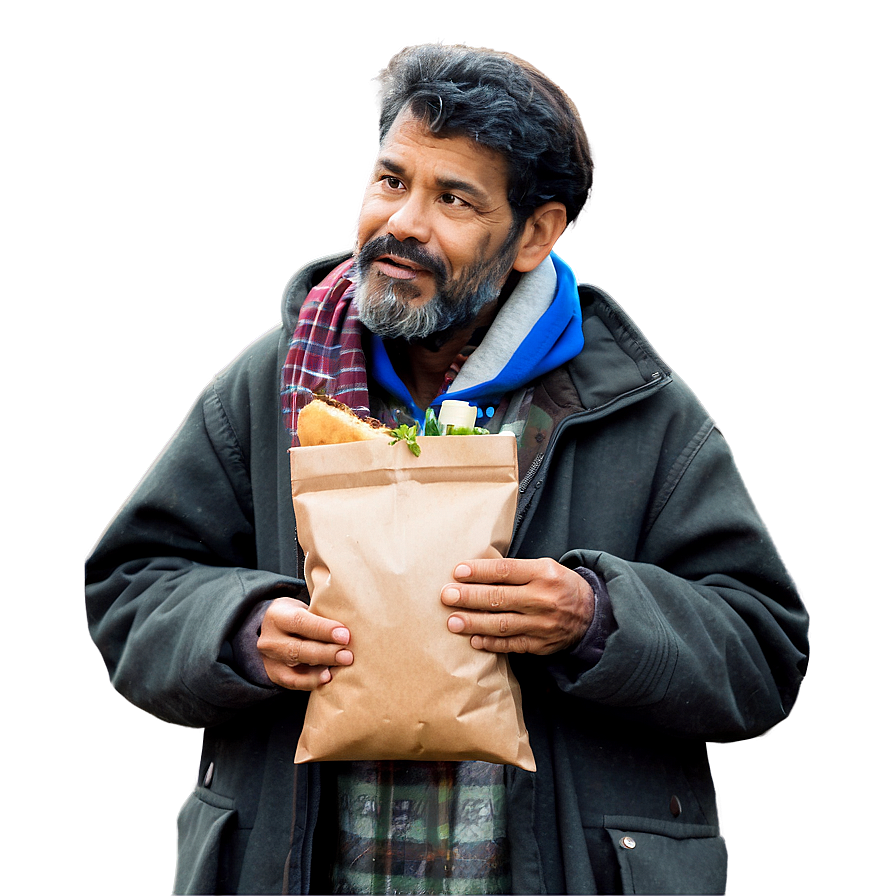 Hobo Sharing Food Png 84 PNG