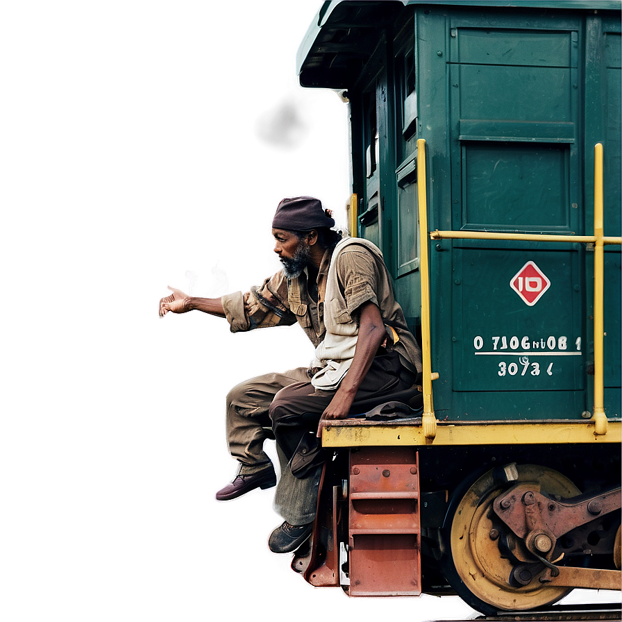 Hobo Train Hopping Png Wls PNG