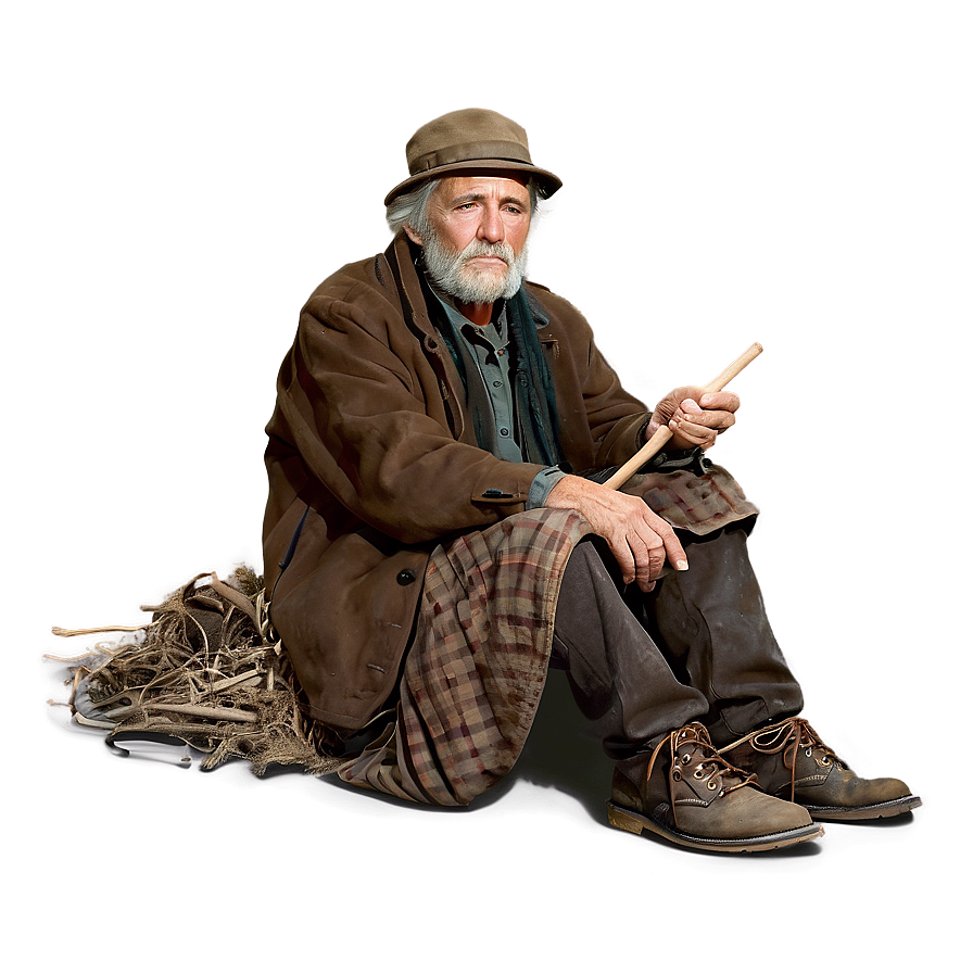 Hobo With Bindle Stick Png Bbf25 PNG