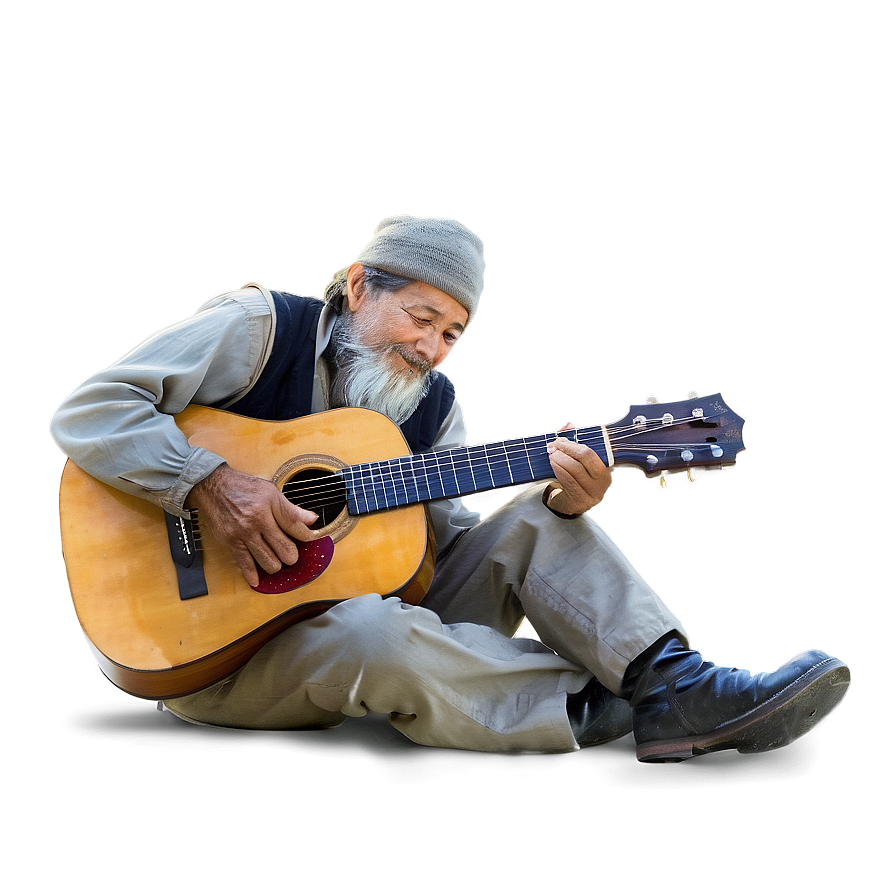 Hobo With Guitar Png Ilh37 PNG