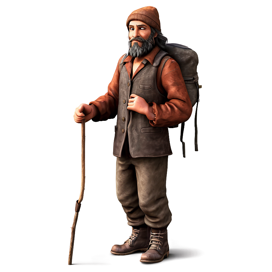 Hobo With Stick And Bundle Png Tbw64 PNG