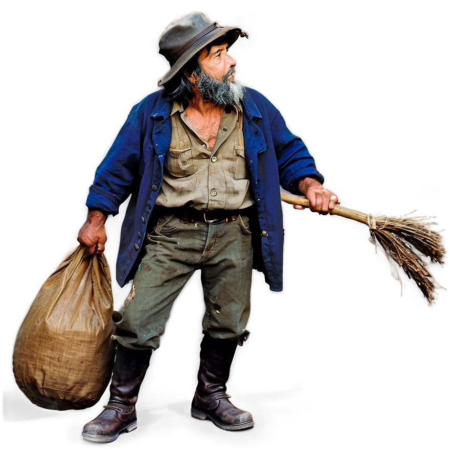 Hobo With Stick And Bundle Png Uwf84 PNG