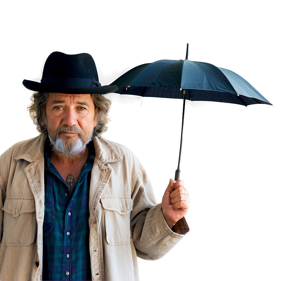 Hobo With Umbrella Png 3 PNG