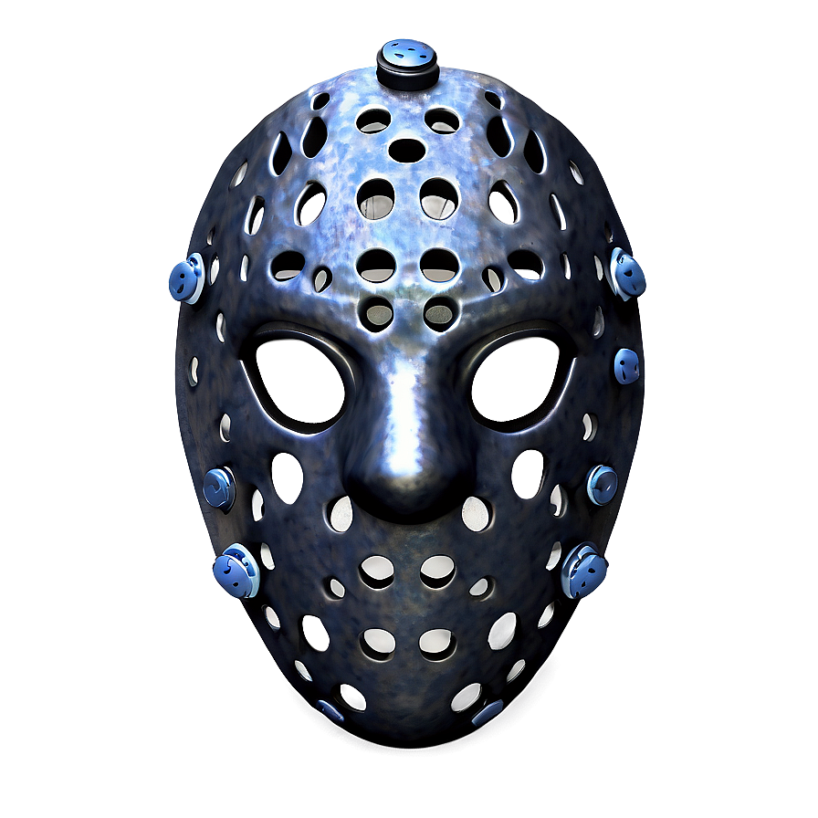 Hockey Mask With Cool Textures Png 06212024 PNG