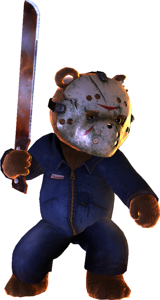 Hockey_ Masked_ Figure_with_ Machete PNG