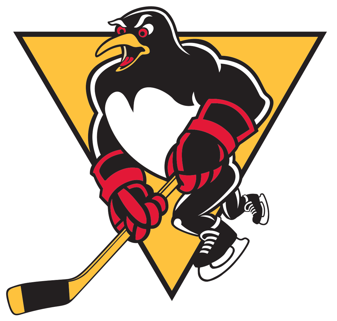 Hockey Penguin Mascot Logo PNG