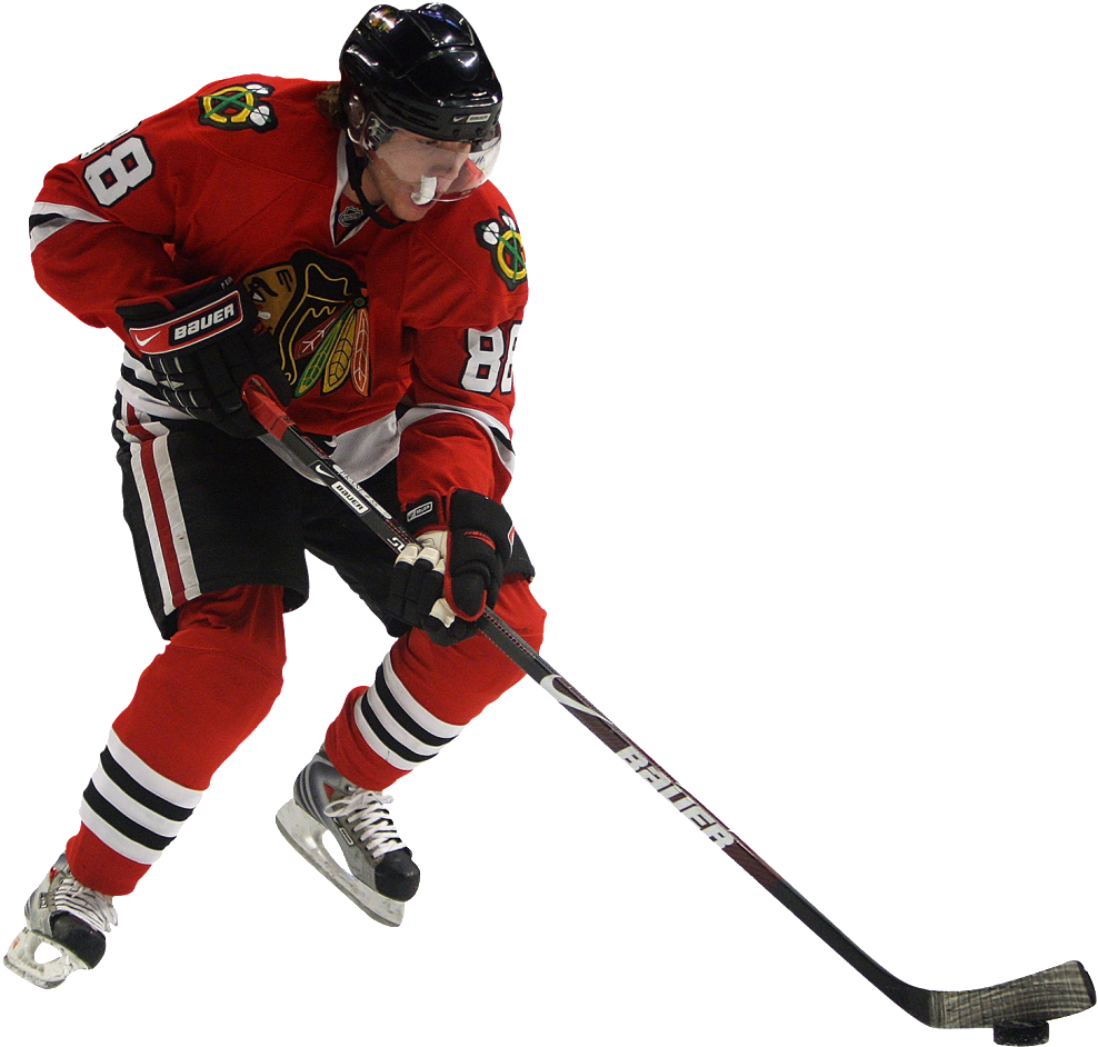 Hockey_ Player_ In_ Action.png PNG