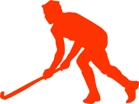 Hockey Player Silhouette PNG