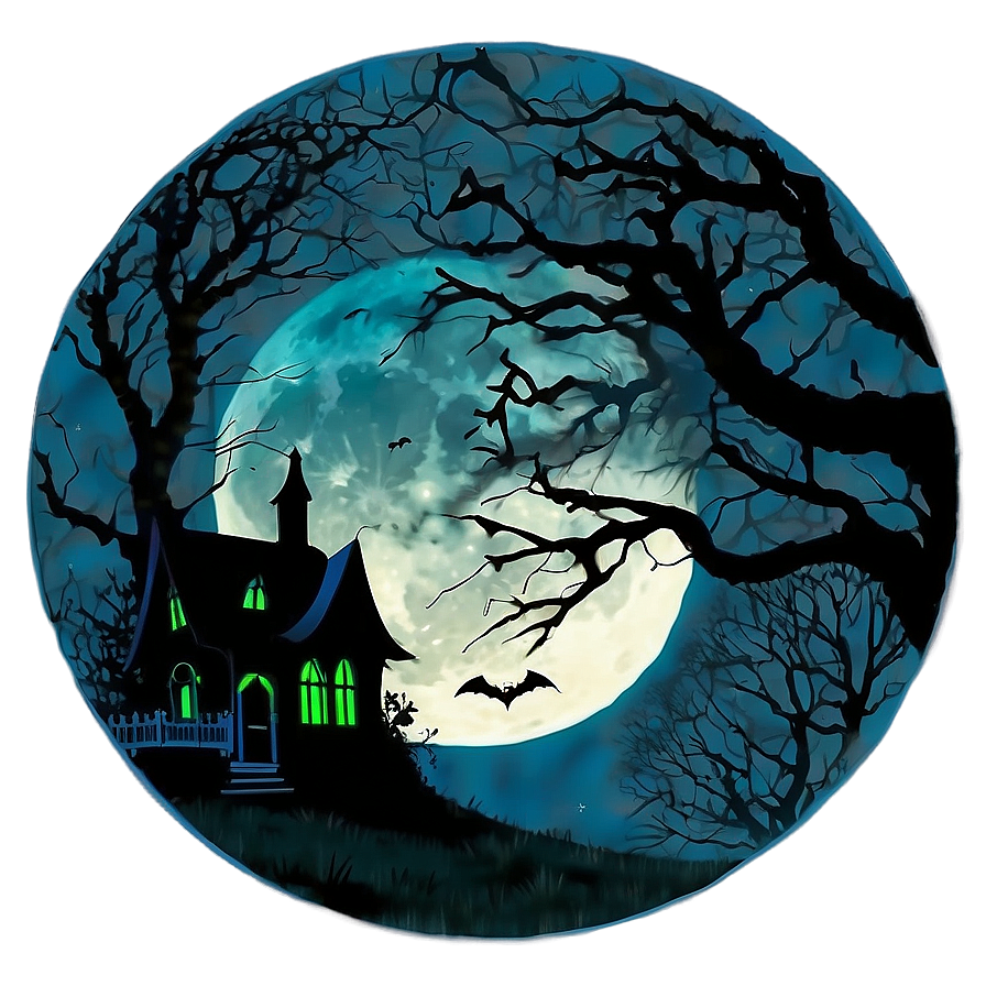 Hocus Pocus Eerie Full Moon Png 63 PNG